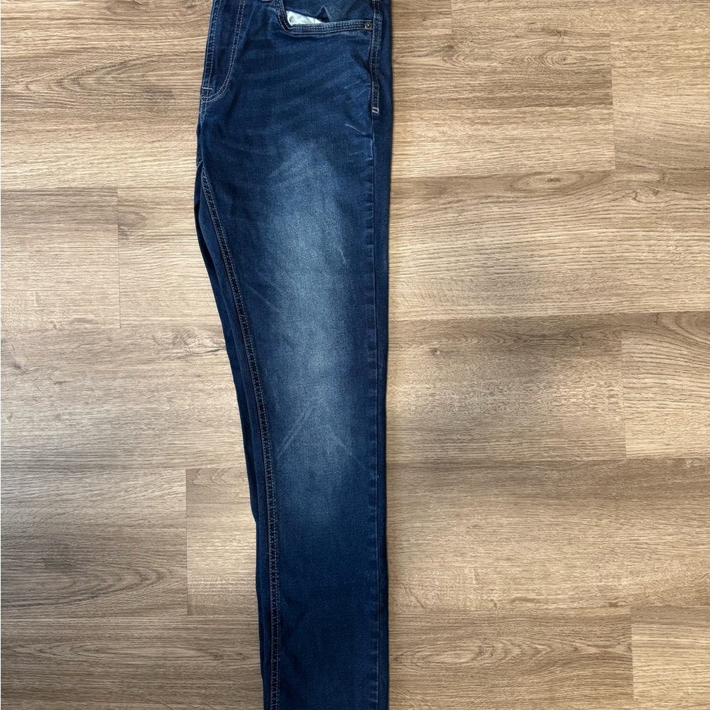 Men's Buffalo David Bitton Blue Denim Skinny Stretch Jeans - Size 32
